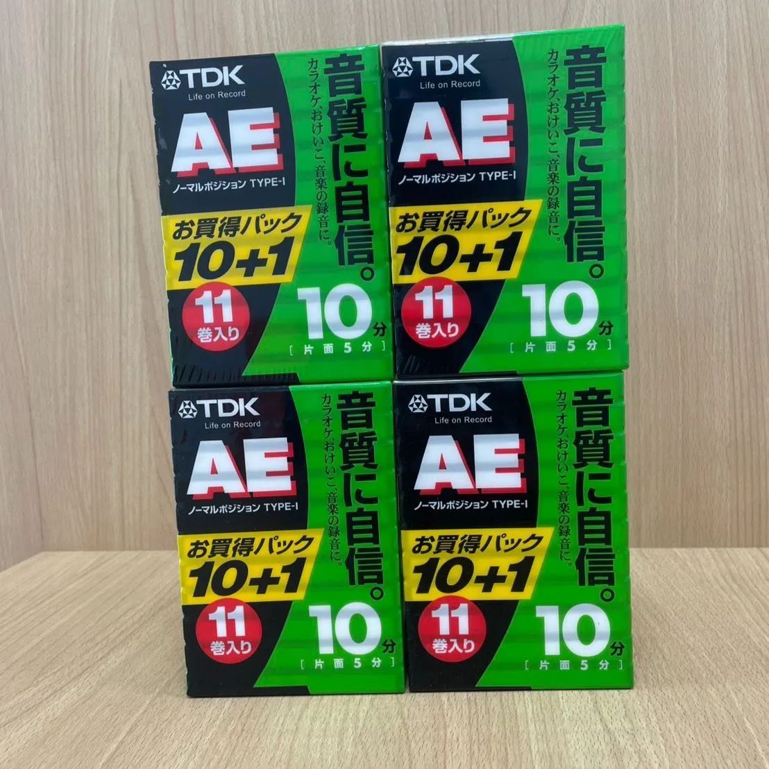 HI】TDK オーディオカセットテープ AE 10分11巻パック [AE-10X11