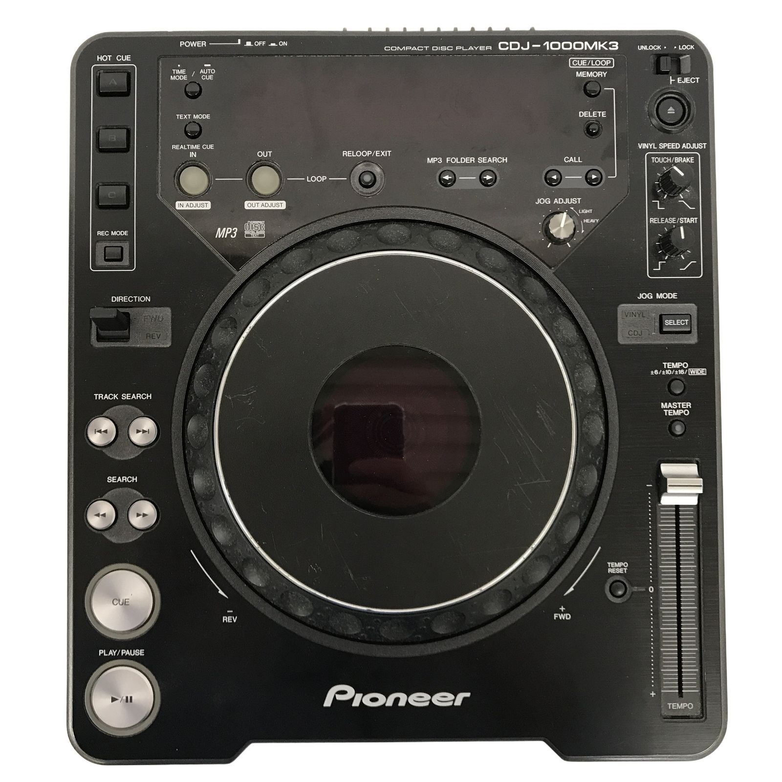 Pioneer CDJ-1000MK3 CDJ パイオニア CDプレーヤー 2009年製 DTM