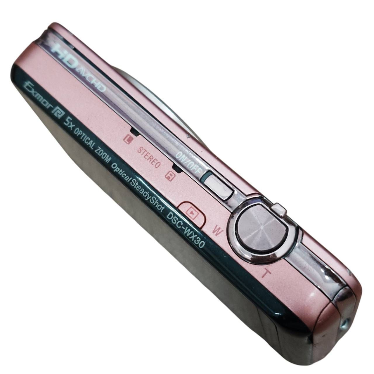 長】SONY Cyberｰshot DSC-WX30 ピンクローズ 沈胴式レンズ 有効画素数