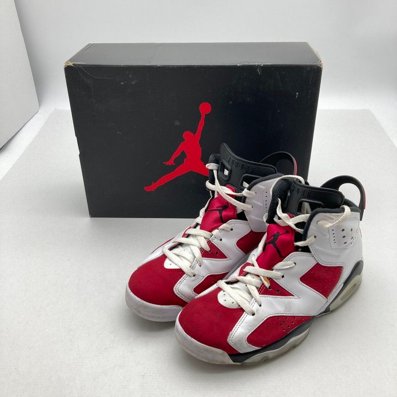 【中古品】 NIKE CT8529-106 AIR JORDAN 6 RETRO ”CARMINE