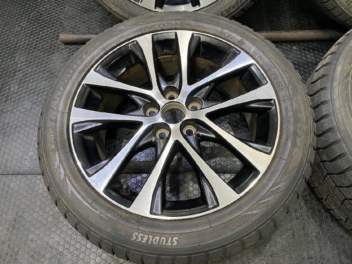 TOYO TX 225/50R18】スタッドレス【トヨタ 50エスティマ 純正ホイール