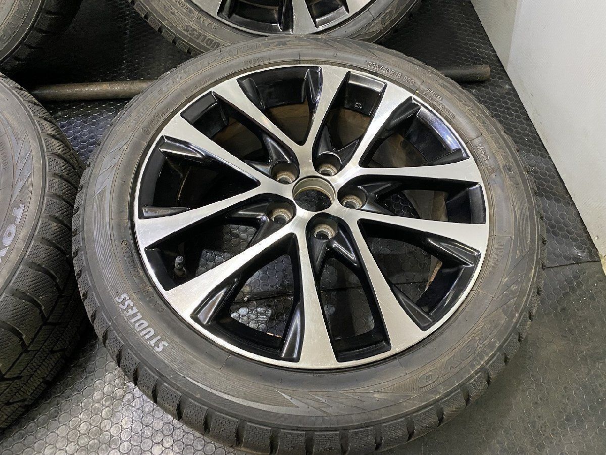 TOYO TX 225/50R18】スタッドレス【トヨタ 50エスティマ 純正ホイール