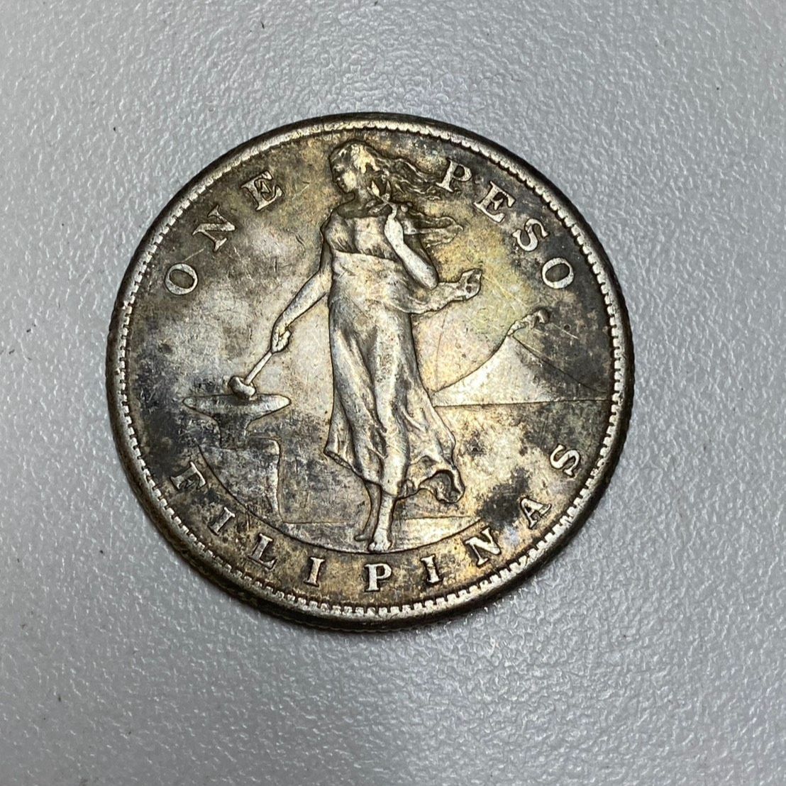 ✨銀貨✨】アメリカ領 フィリピン 1ペソ銀貨 1907年 1909年セット 硬貨