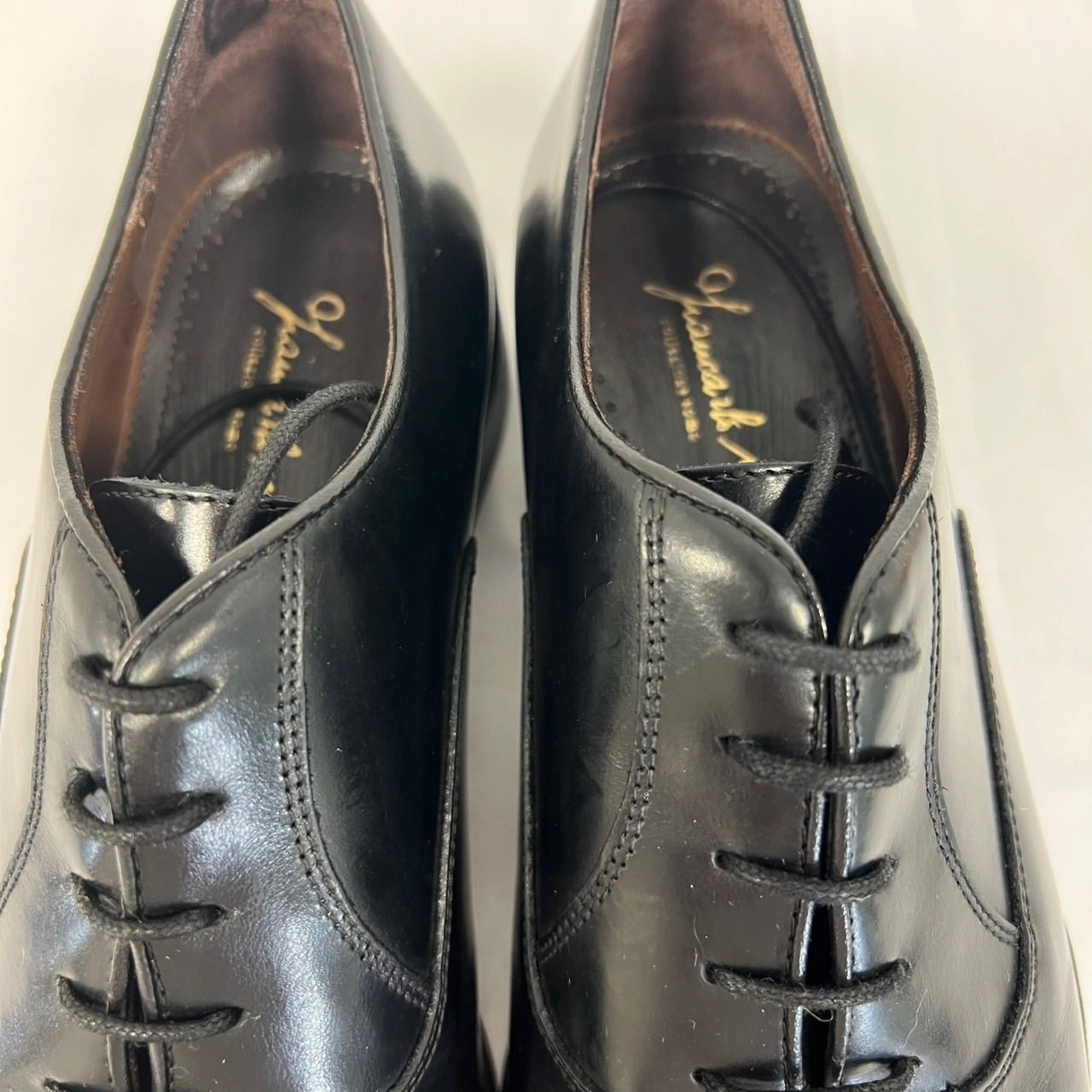 【新品】ジャンカルロモレリ ビジネスシューズ　革靴 27.5 黒 就活 ジャンカルロモレリ 革靴 ビジネスシューズ プレーントゥ ブラック 本