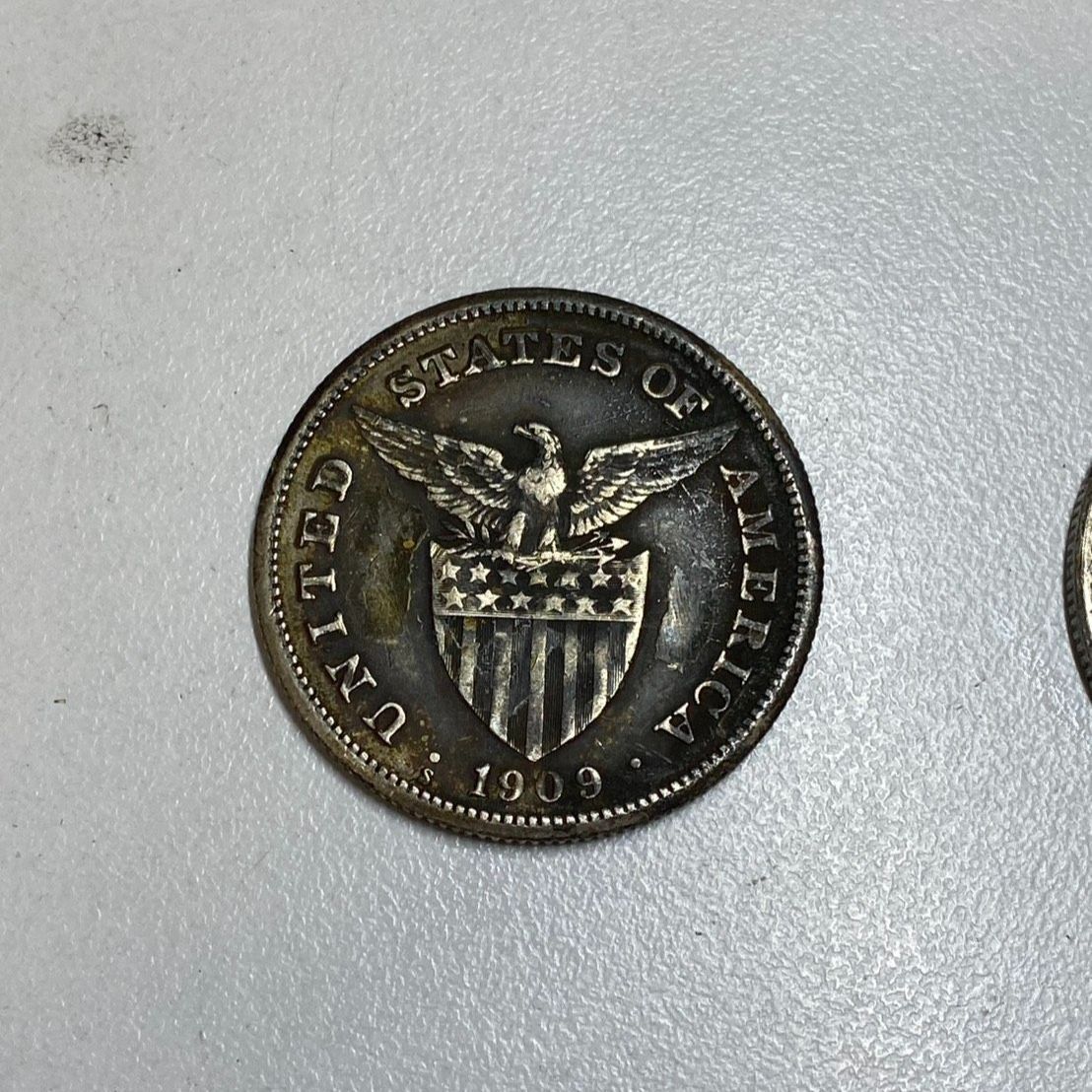 ✨銀貨✨】アメリカ領 フィリピン 1ペソ銀貨 1907年 1909年セット 硬貨