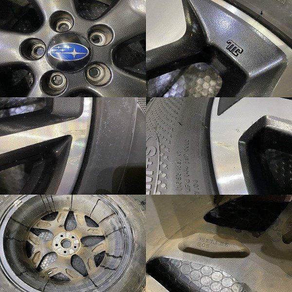 【KENDA ICETEC NEO KR36 225/55R18】スタッドレス【SUBARU スバル XV 純正ホイール 18インチ 7J5HPCD100+55】24～25年 バリ溝　(VTJ320)