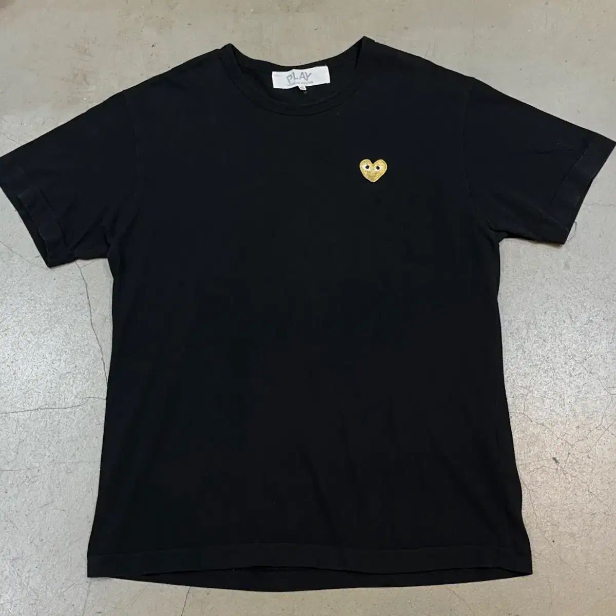 コム・デ・ギャルソン GOLD ハート ワッペン ブラック 半袖Tシャツ XL 6,235円