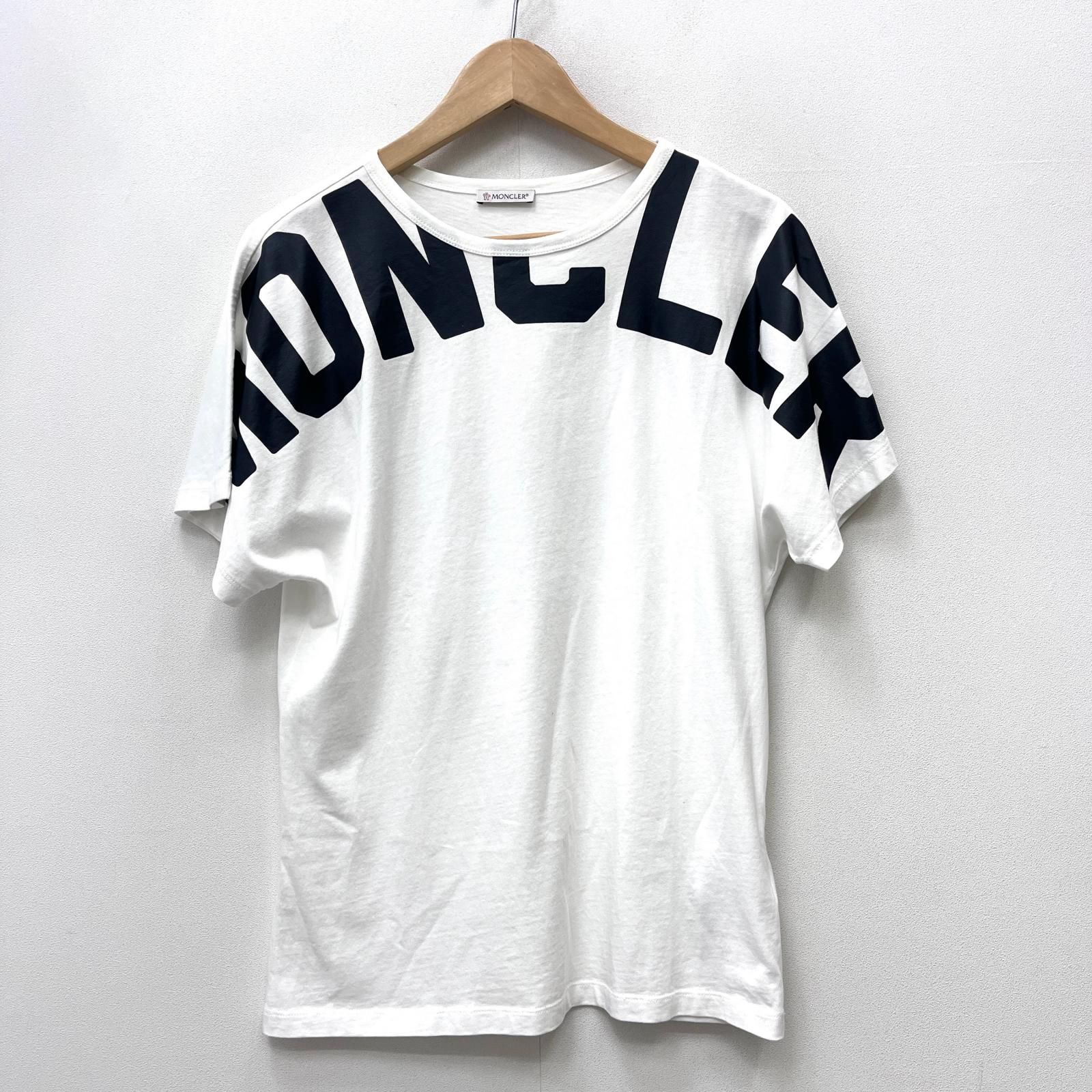 【加古川店】 中古 MONCLER | モンクレール 半袖Ｔシャツ T-SHIRT GIROCOLLO F10938C70710 ホワイト サイズ：XS 【108】