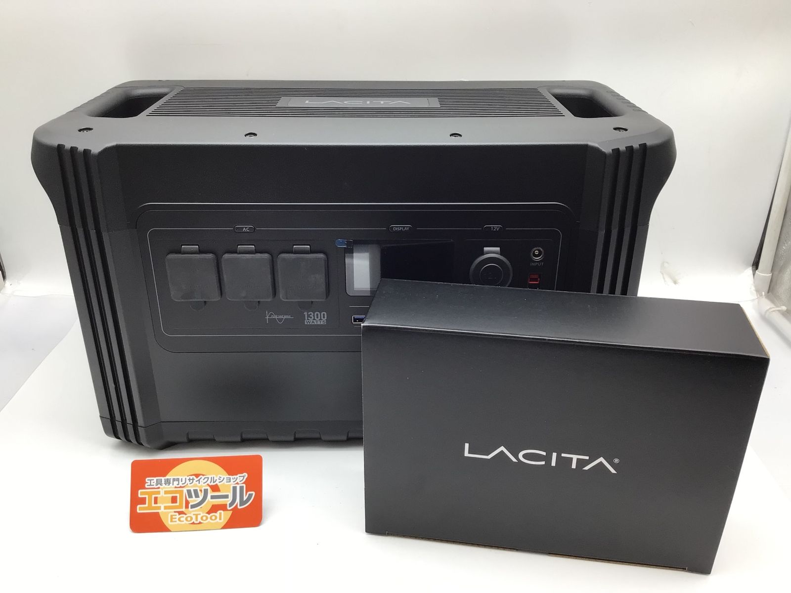【未使用】LACITA CITAEB-1300 ☆ ポータブル電源ENERBOX1300 [IT_CJ21K][知立][M04]