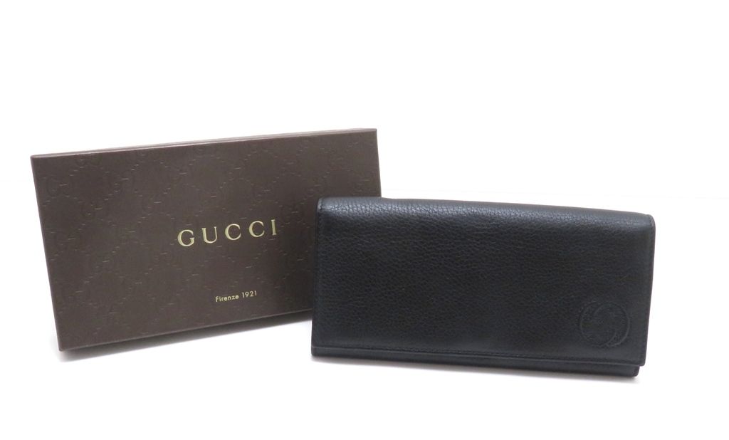 GUCCI グッチ インターロッキングG 【205】 322121 長財布 レザー
