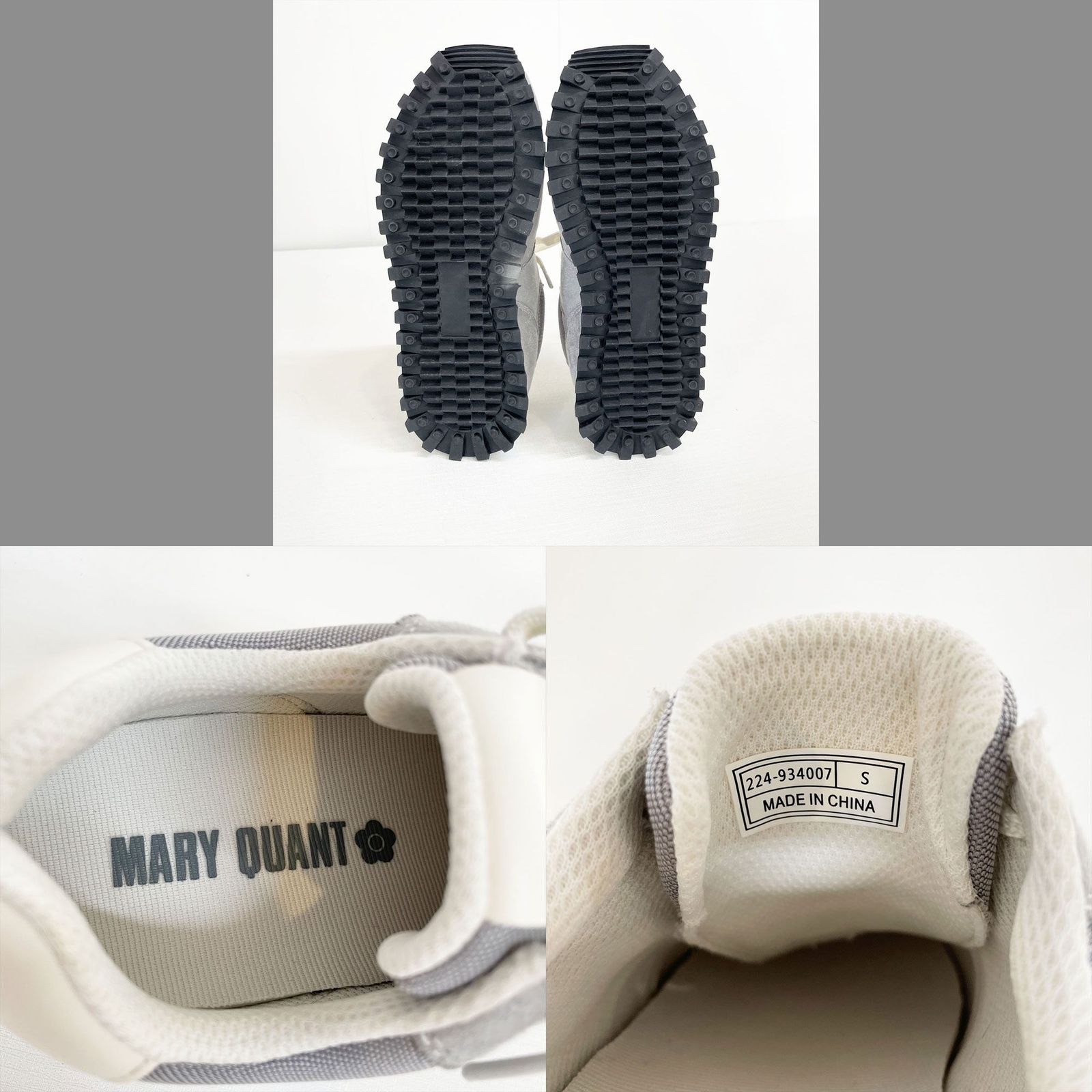 MARY QUANT マリークワント デイジー エンブロ コンビ スニーカー Ks7