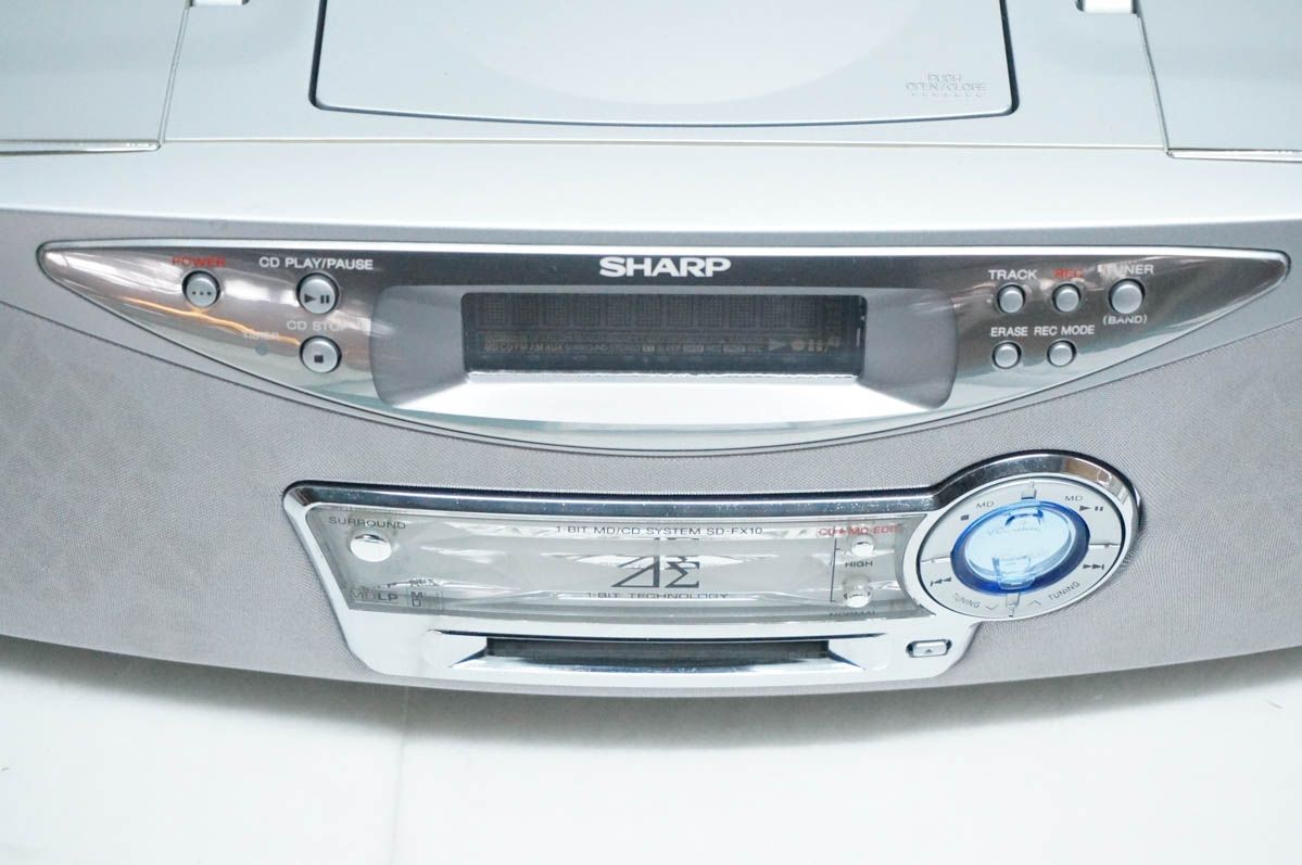 中古】SHARPシャープ 1ビットMD/CDシステム Auvi CD／MD／ラジオ MDLP