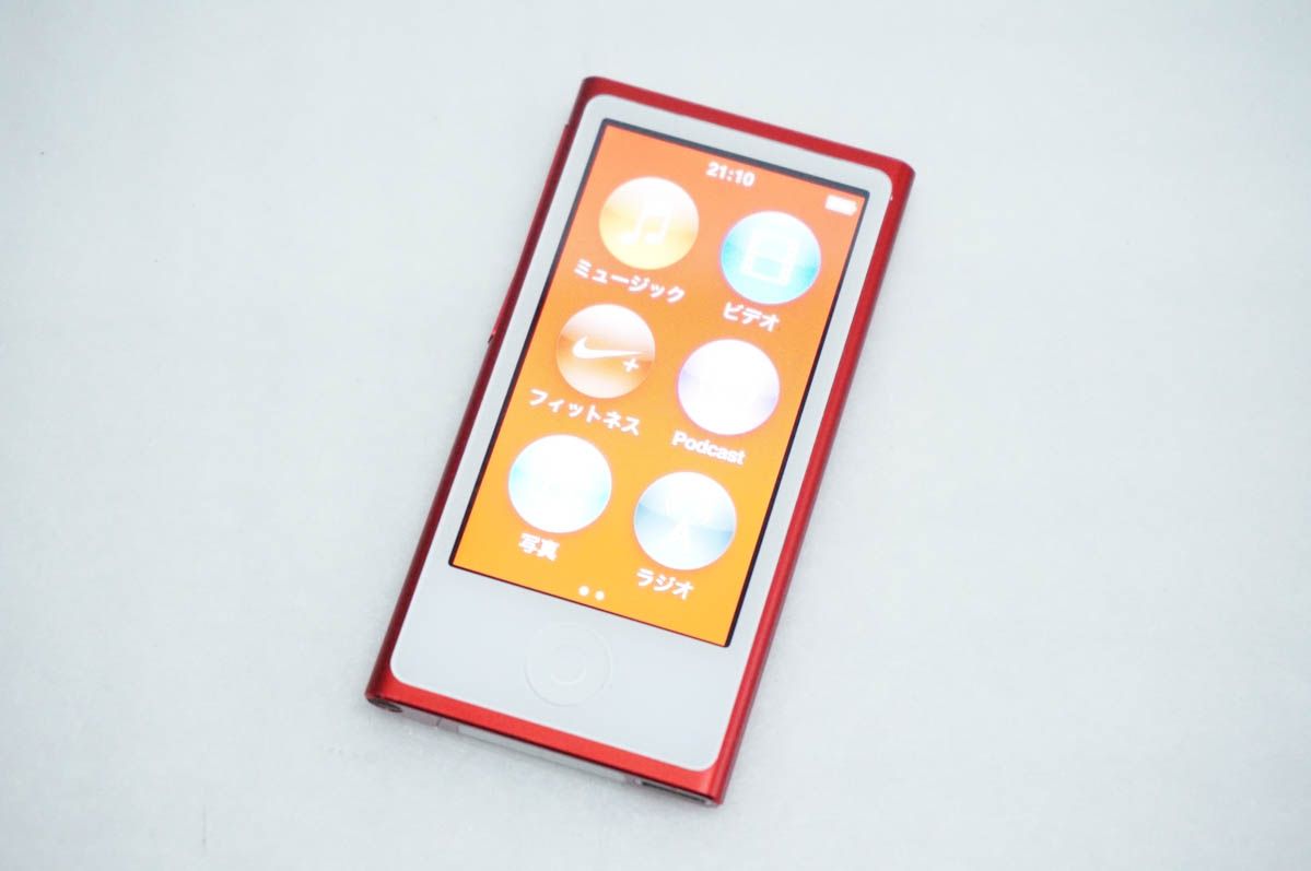 【中古】Appleアップル 第7世代 iPod nano 16GB MD744J (PRODUCT) RED レッド