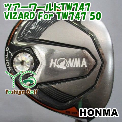 フェアウェイウッド ホンマ ツアーワールドTW747/VIZARD For TW747 50/S/18[148895] 8,436円