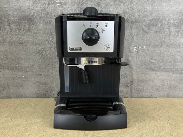 未使用 デロンギ エスプレッソカプチーノメーカー ブラック Delonghi