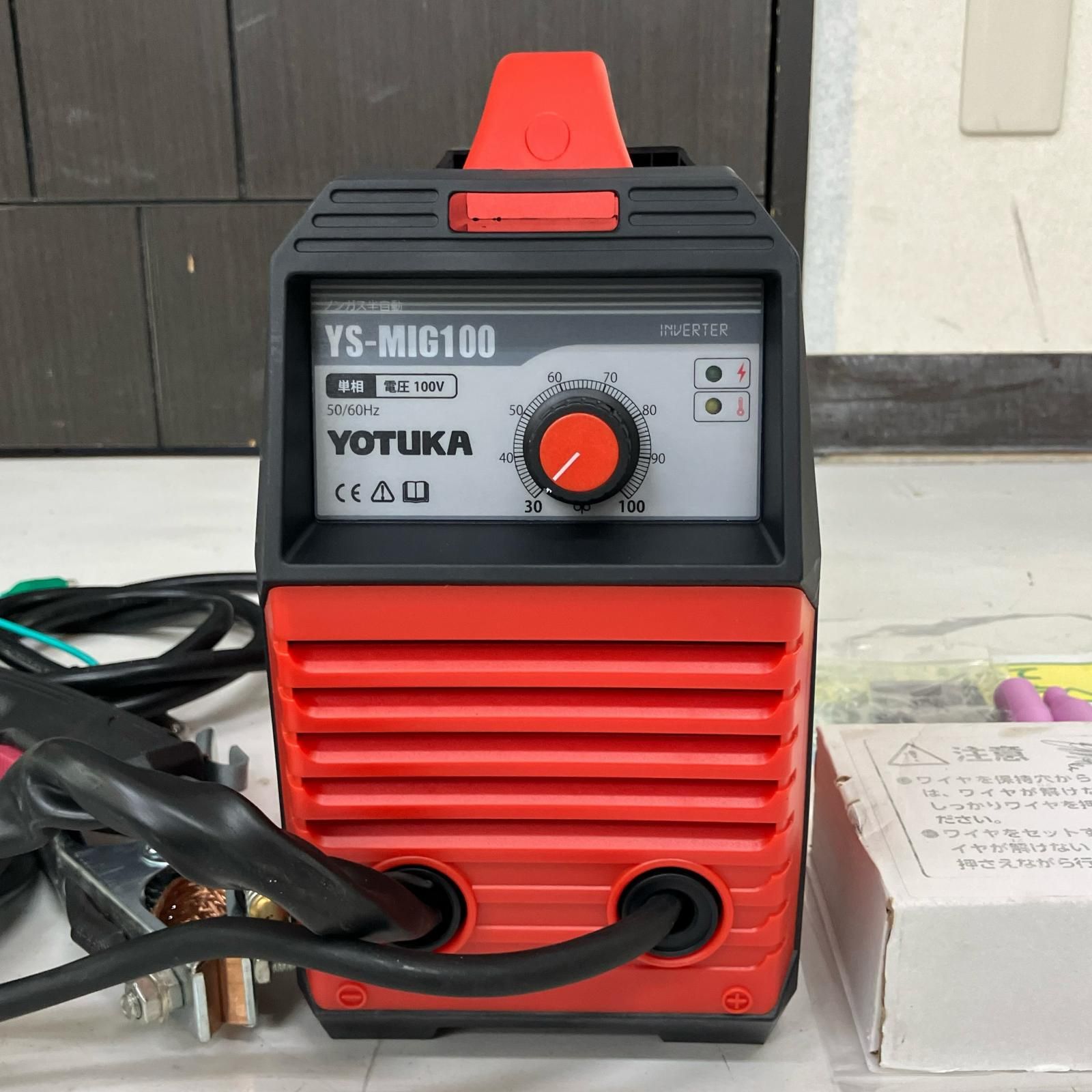 YOTUKA インバーター直流溶接機 ノンガス半自動 YS-MIG100