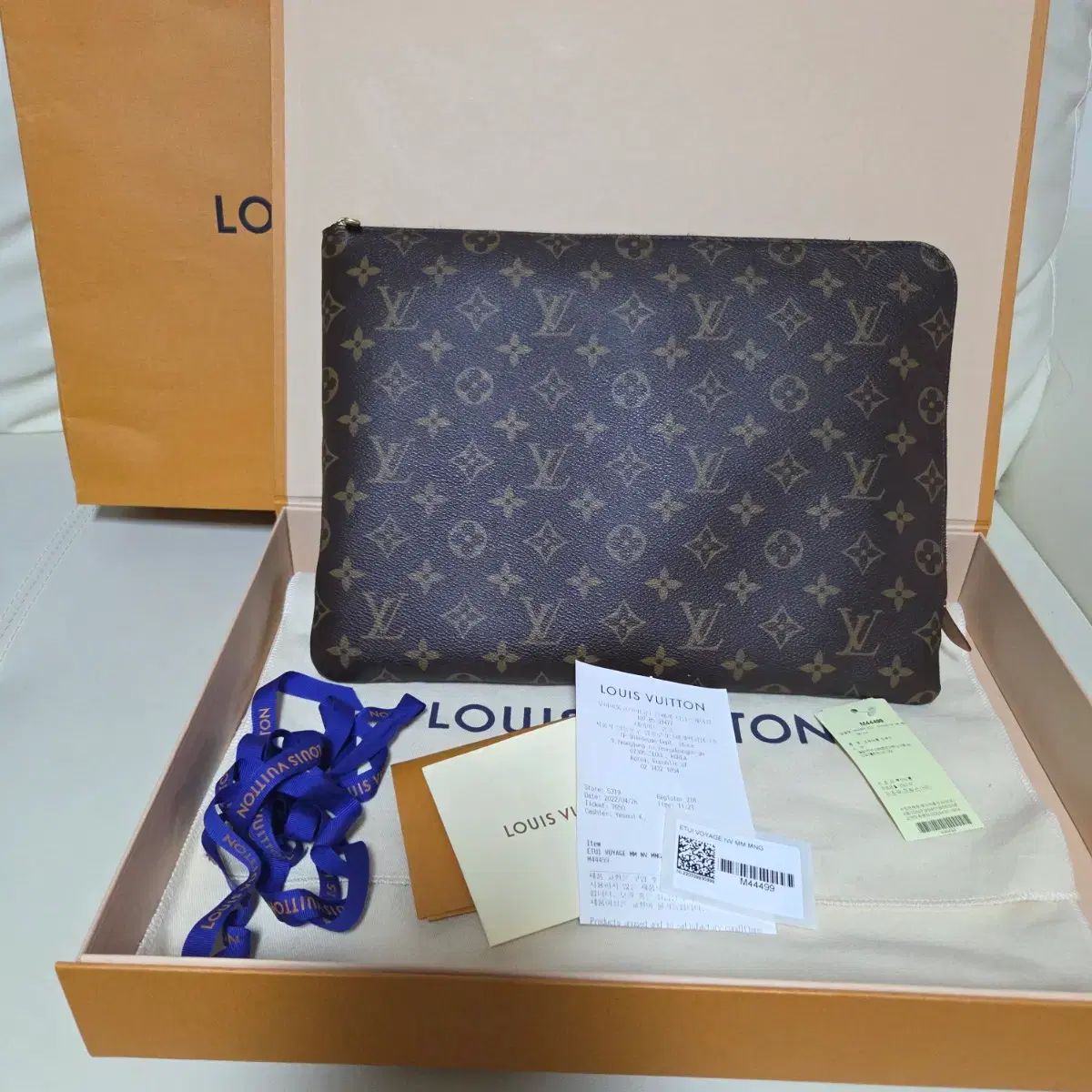 フルセット Louis Vuitton エティボヤージュ クラッチバッグ MM
