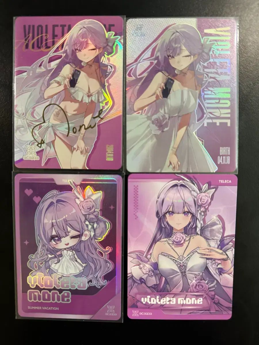 プロジェクトA アカシア モネ ウール トレカ 4種 set