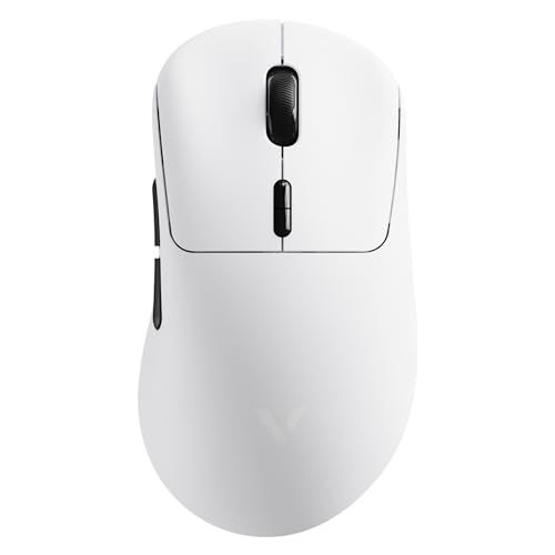 RAPOO VT3 Gen-2 ワイヤレス ゲーミング マウス 8Kポーリングレート 53g 軽量 最大750時間のバッテリー寿命 Nordic nRF54L15 MCU搭載 1億回のメカニカルスイッチ 10個のプログラマブルボタン マクロ機能対応 ホワイys