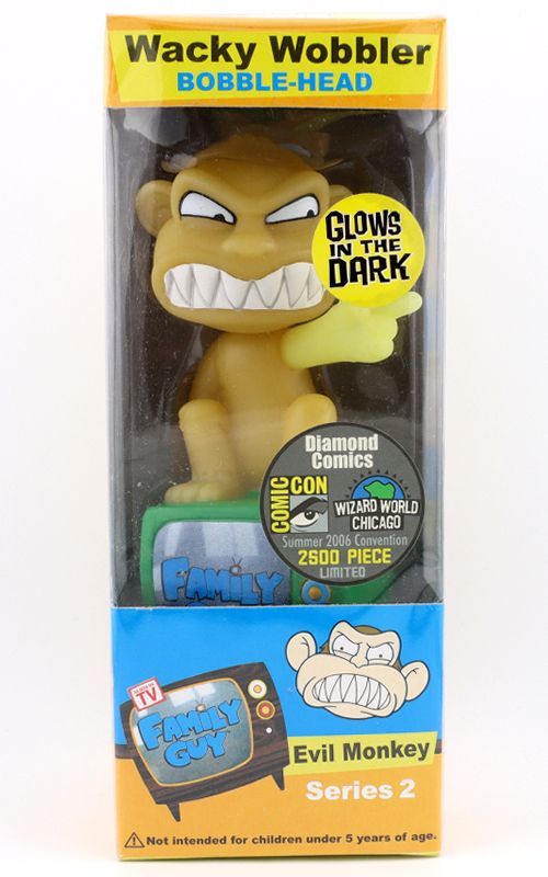 Funko Wacky Wobbler Family Guy Evil Monkey Glow SDCC2006 ファンコ