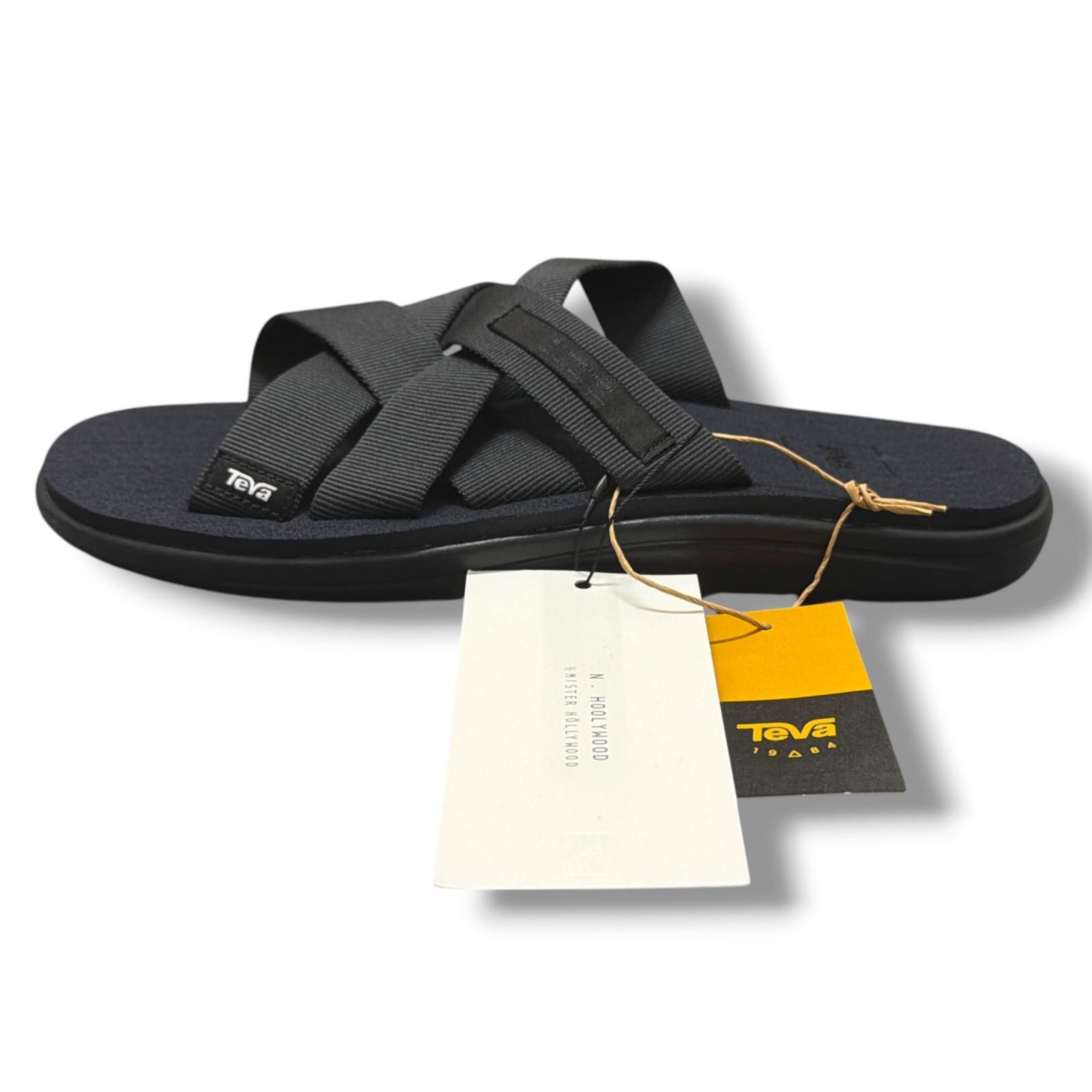 未使用 N.HOOLYWOOD 25SS Teva SANDALS テバ サンダル エヌハリウッド 2251-SE02 ブラック 25cm （10733M）