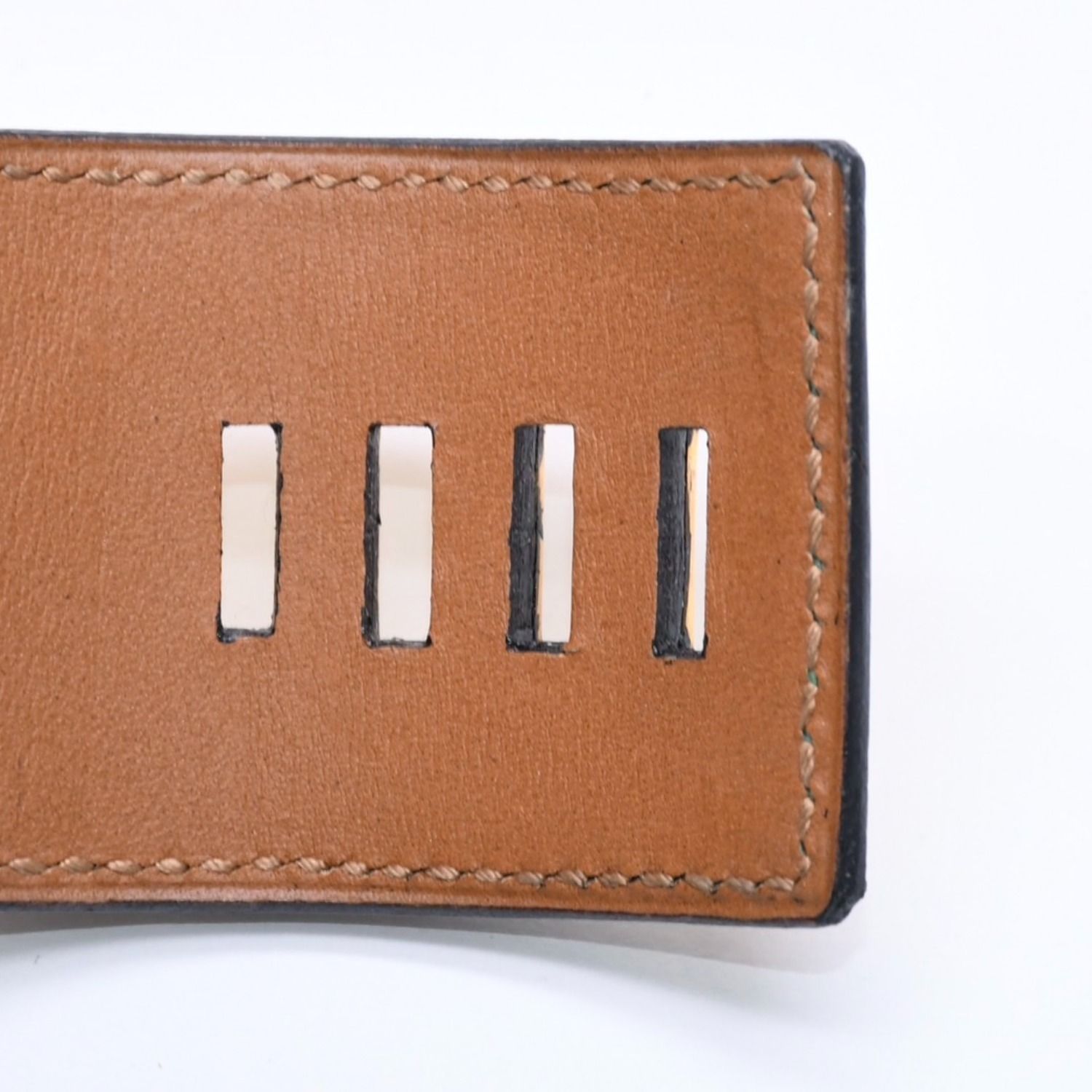 極美品 HERMES エルメス リザードレザー コリエドシアンバングル