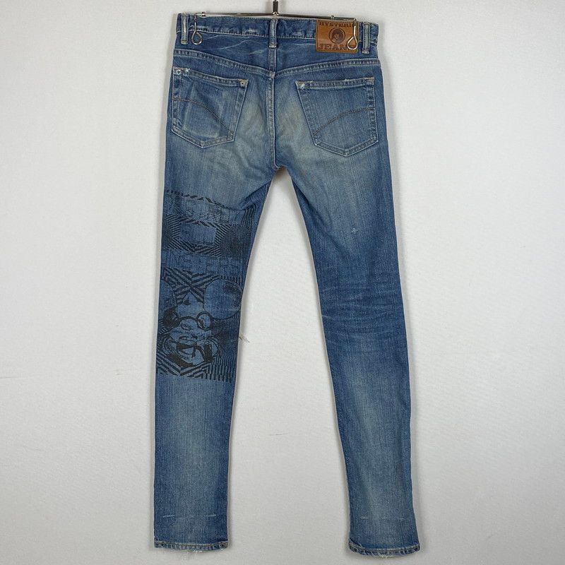 【W32】HYSTERIC GLAMOUR デストロイオールモンスターズ デニム 中古品】 HYSTERIC GLAMOUR ヒステリック グラマー DESTROY ALL