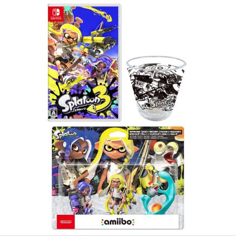 【オリジナル輸送箱で配送】スプラトゥーン3 -Switch ＋amiibo トリプルセット