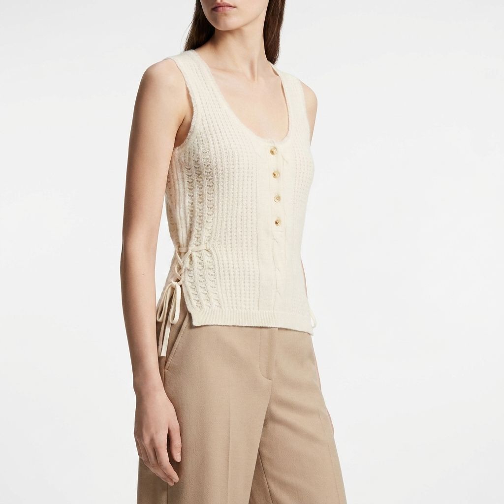 LOUIS VUITTON ルイヴィトン カシミヤ100% ニットトップス S