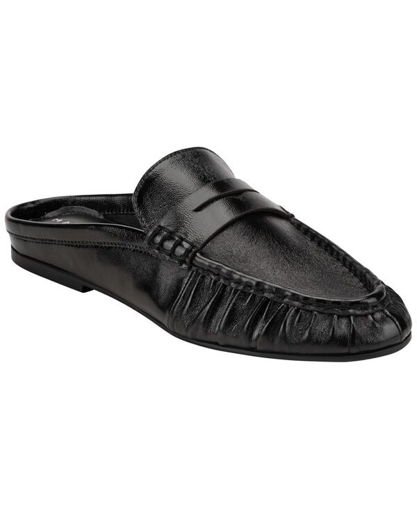 マーク・フィッシャー レディース シューズ パンプス ローファー Marc Fisher LTD Womens Jaynie SlipOn Mule Loafers Black Leather ブラッ