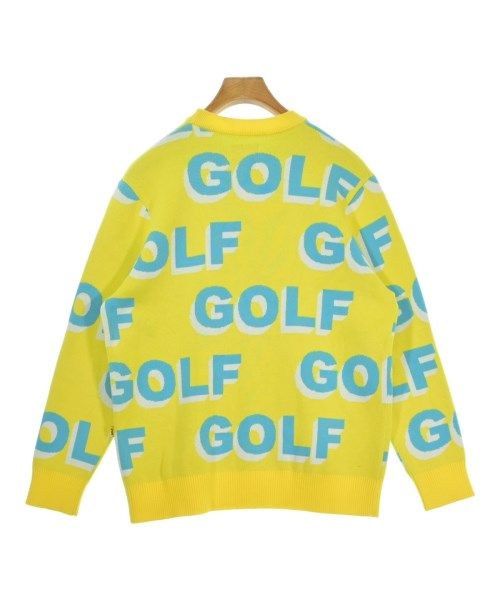 GOLF WANG ゴルフワン ニット・セーター S 黄 【古着】【中古】【送料無料】 GOLF WANG ニット・セーター メンズ 【古着】【中古】【送料無料