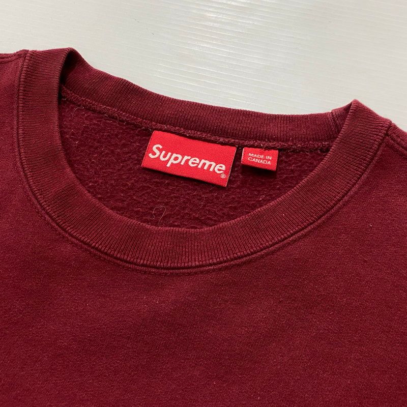 【中古品】 SUPREME シュプリーム 22AW BOXLOGO CREW NECK 2022年秋冬 ボックスロゴ クルーネック 長袖 トップス トレーナー 【149-260712-sa-12-tei】