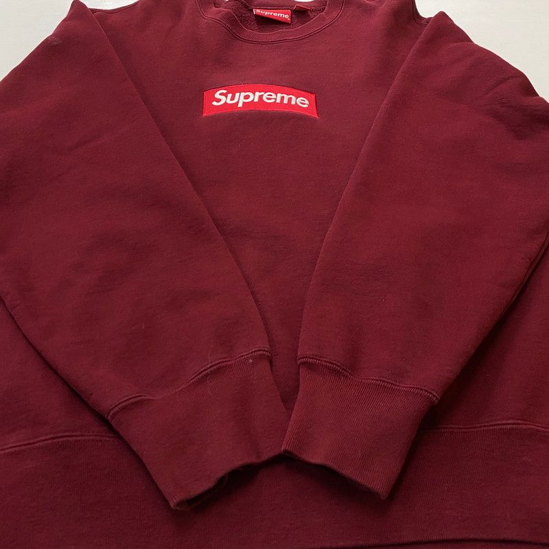 【中古品】 SUPREME シュプリーム 22AW BOXLOGO CREW NECK 2022年秋冬 ボックスロゴ クルーネック 長袖 トップス トレーナー 【149-260712-sa-12-tei】