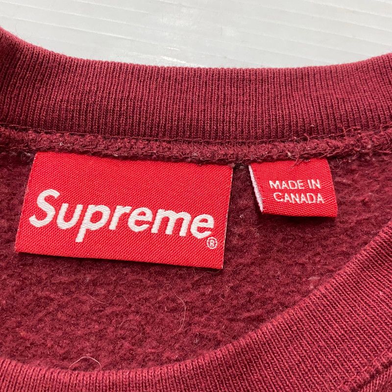 【中古品】 SUPREME シュプリーム 22AW BOXLOGO CREW NECK 2022年秋冬 ボックスロゴ クルーネック 長袖 トップス トレーナー 【149-260712-sa-12-tei】