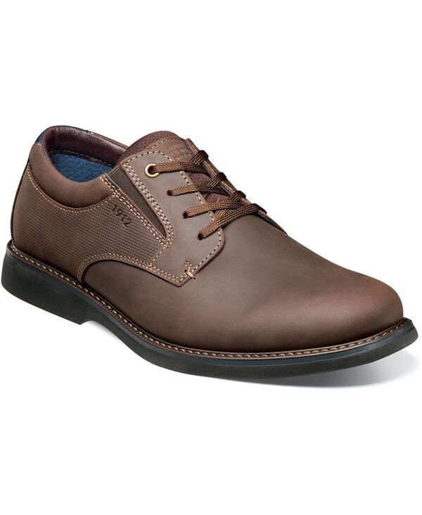 ノンブッシュ メンズ シューズ オックスフォード Nunn Bush Mens Otto Plain Toe Oxfords Brown Ch ブラウン