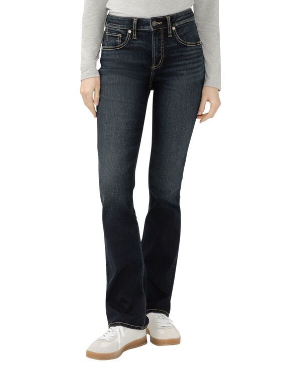 シルバー ジーンズ レディース ボトムス デニムパンツ ブーツカット ブーツ Silver Jeans Co Womens Avery High Rise Curvy Fit Slim Bootcut