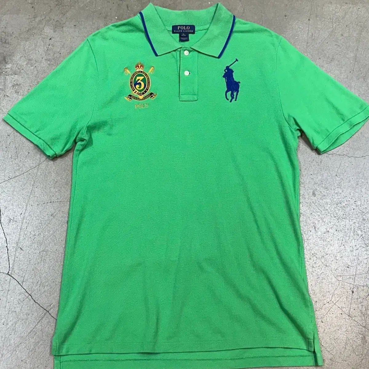 ポロラルフローレン ビックポニー グリーン Kara 半袖Tシャツ XL