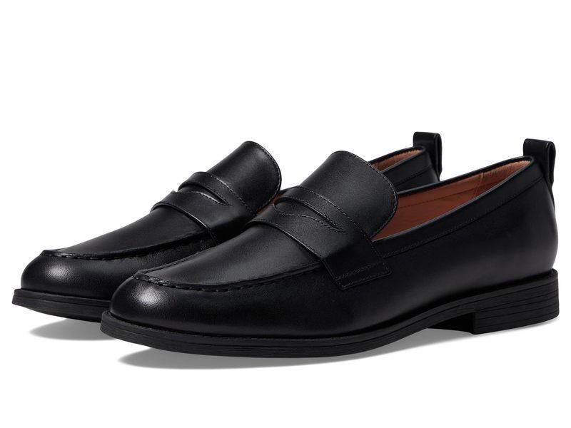 コールハーン レディース シューズ スリッポン・ローファー Cole Haan Stassi Penny Loafer Black Leather ブラック