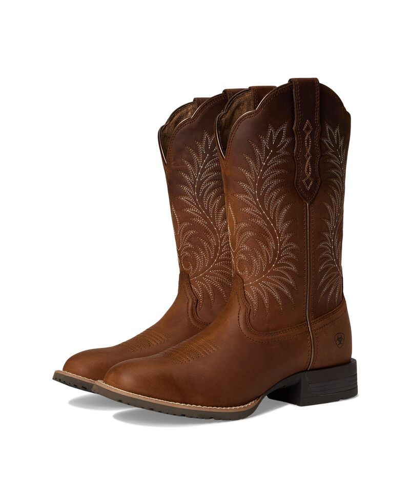 アリアト レディース シューズ ブーツ・レインブーツ Ariat Hybrid Ranchward Frontier Brown ブラウン