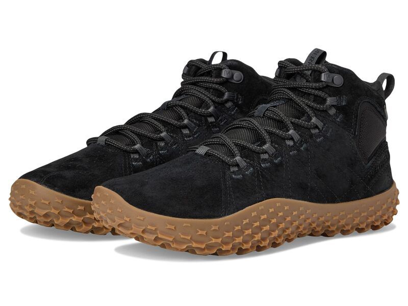メレル メンズ シューズ ブーツ・レインブーツ Merrell Wrapt Mid WP BlackGum ブラック