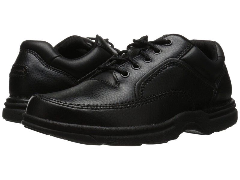 ロックポート メンズ シューズ スニーカー Rockport Eureka Black Leather ブラック