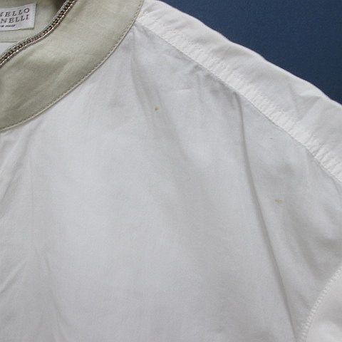 ブルネロクチネリ BRUNELLO CUCINELLI フレンチスリーブ シャツ