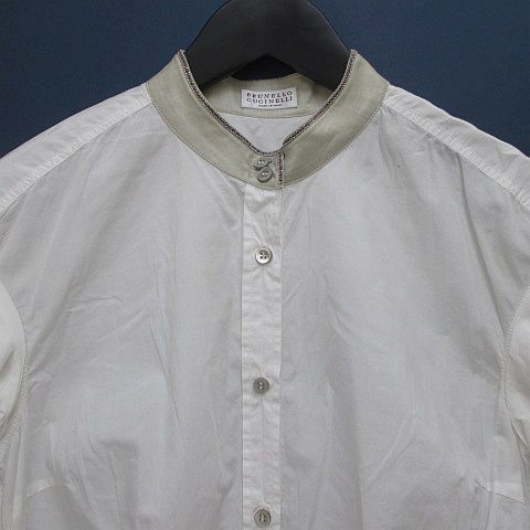 ブルネロクチネリ BRUNELLO CUCINELLI フレンチスリーブ シャツ