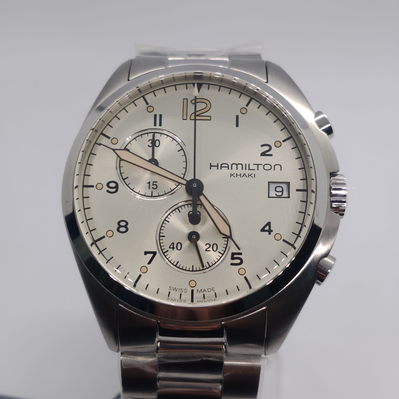 美品 HAMILTON カーキ アビエーション クオーツ H76512155 美品 HAMILTON カーキ アビエーション パイロット PIONEER CHRONO