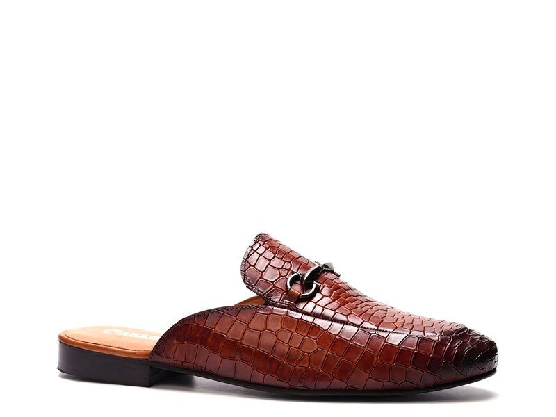 カルロスサンタナ メンズ シューズ サンダル Carlos by Carlos Santana Apollo Bit Mule Tan Leather タン