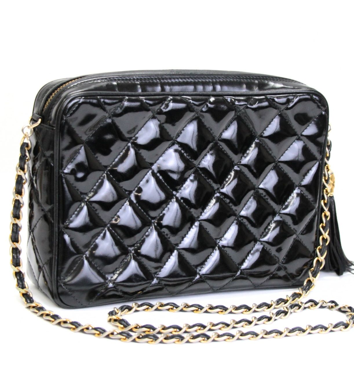 シャネル CHANEL マトラッセ フリンジ ココマーク チェーンショルダー
