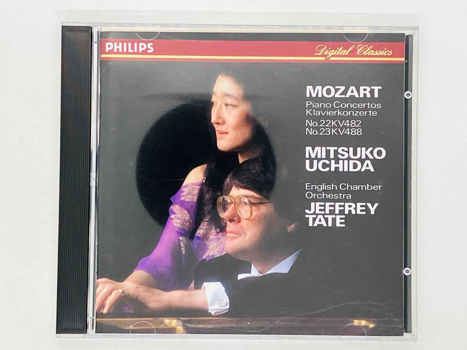 CD モーツァルト ピアノ協奏曲第22番&第23番 内田光子 テイト MOZART