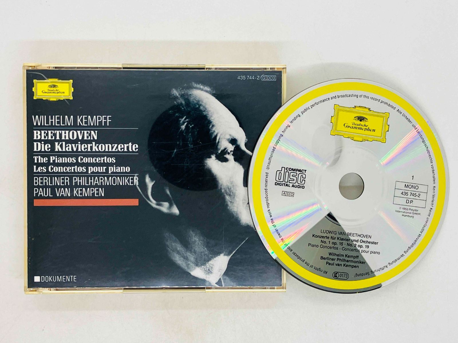 3CD ベートーヴェン:ピアノ協奏曲集 ケンプ ベルリン・フィル