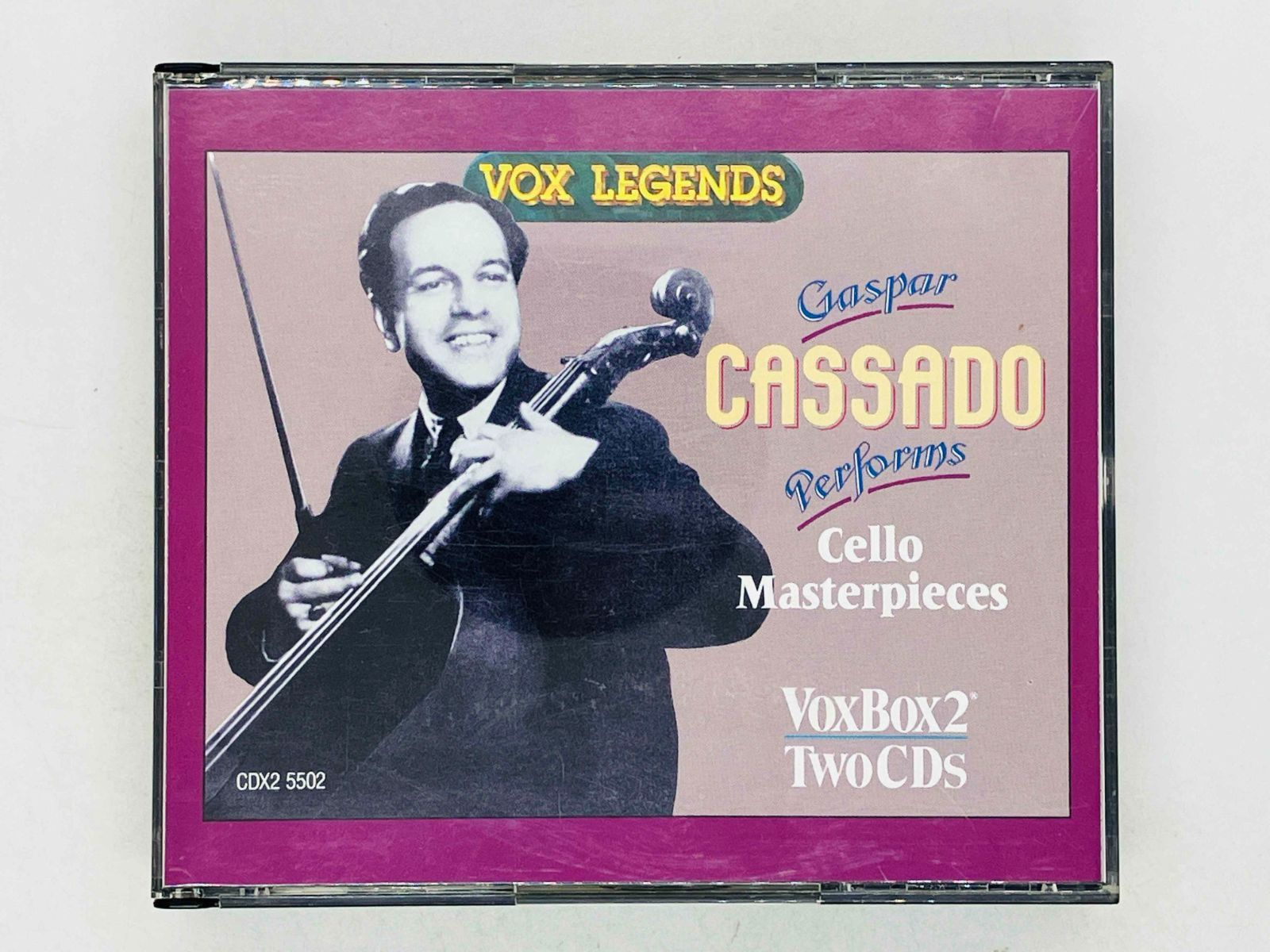 カベチョロ 2CD ガスパール・カサド チェロ・マスターピーシズ CASSADO/CELLO