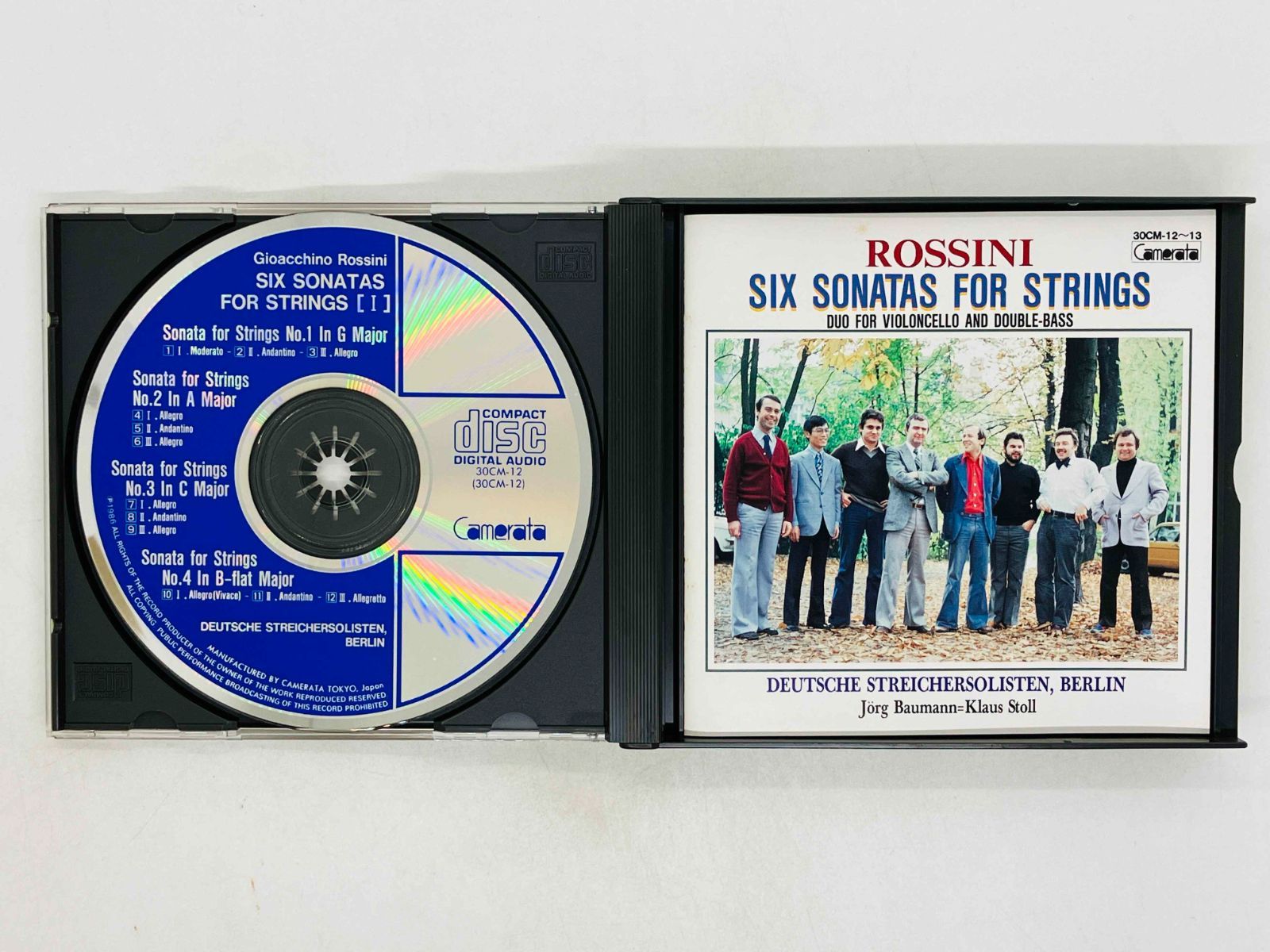 2CD ロッシーニ 弦楽のためのソナタ全集 イエルク・バウマン